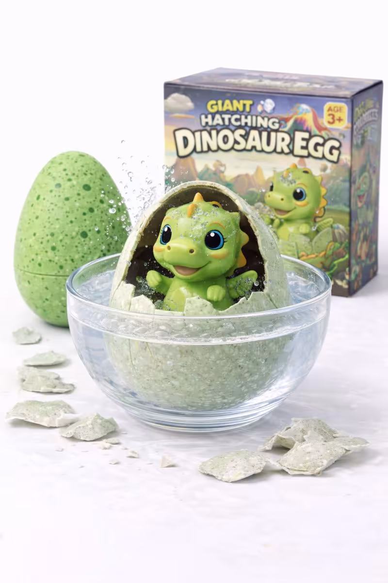 بيضـة ديناصور عملاقة مليئة بالمفاجأة والتشويق!