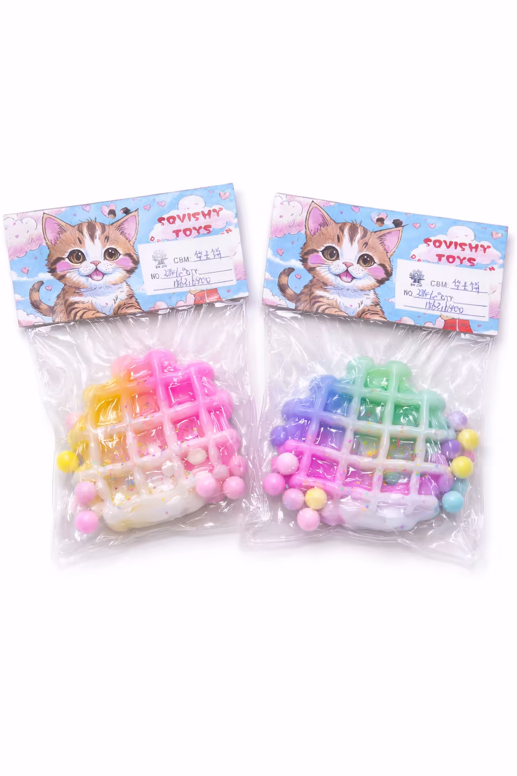 Mini Waffle Squishy – لعبة وافل حسّية صغيرة
